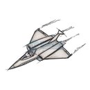 CL093 Штамп "Самолет" (Fighter Jet)