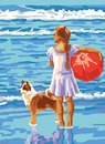6322 (канва с нанесенным рисунком-схемой Collection D'Art)