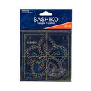 "Цветок сакуры" шаблон для вышивки Сашико (Sashiko)