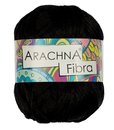 Пряжа Arachna Fibra носочная №02 черный (50 м/200±12 г)