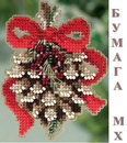 Материалы для MH18-5304 Магнит "Шишка" (Pinecone) (бумага Mill Hill)
