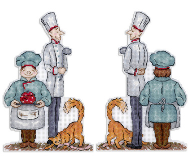 Повара (13*30 см) (серия "Профессии") (пластиковая канва)