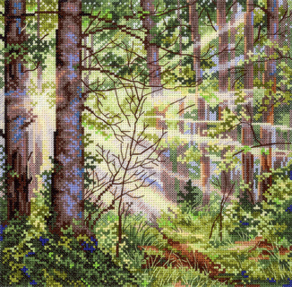 Солнечный лес (20*20 см)