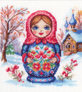 Хороша да румяна (матрёшка) (16*16 см)